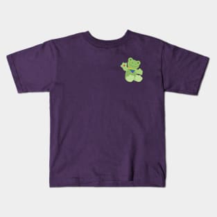 Green Gay Pride Frog Kids T-Shirt